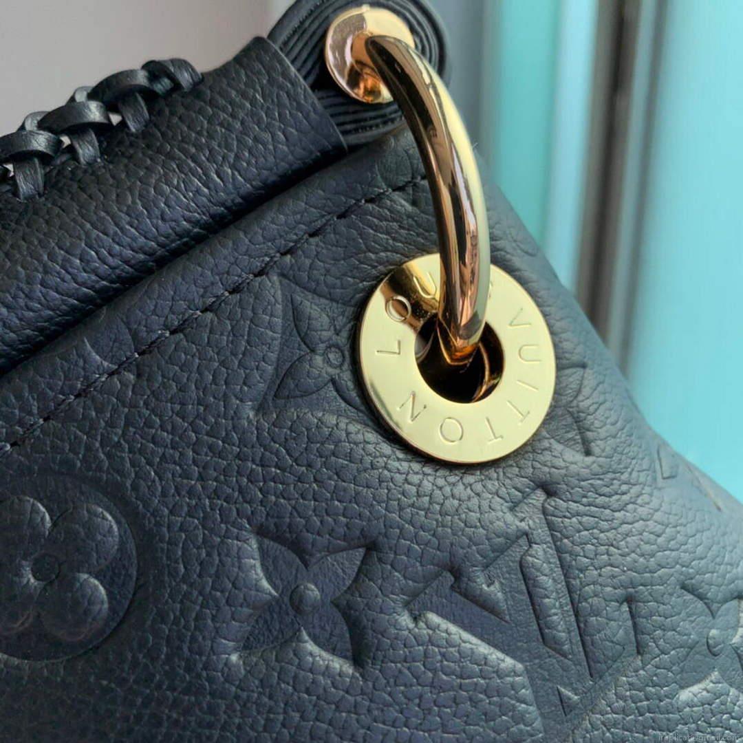 LV M41066 Louis Vuitton Artsy MM Handbag Black Brown