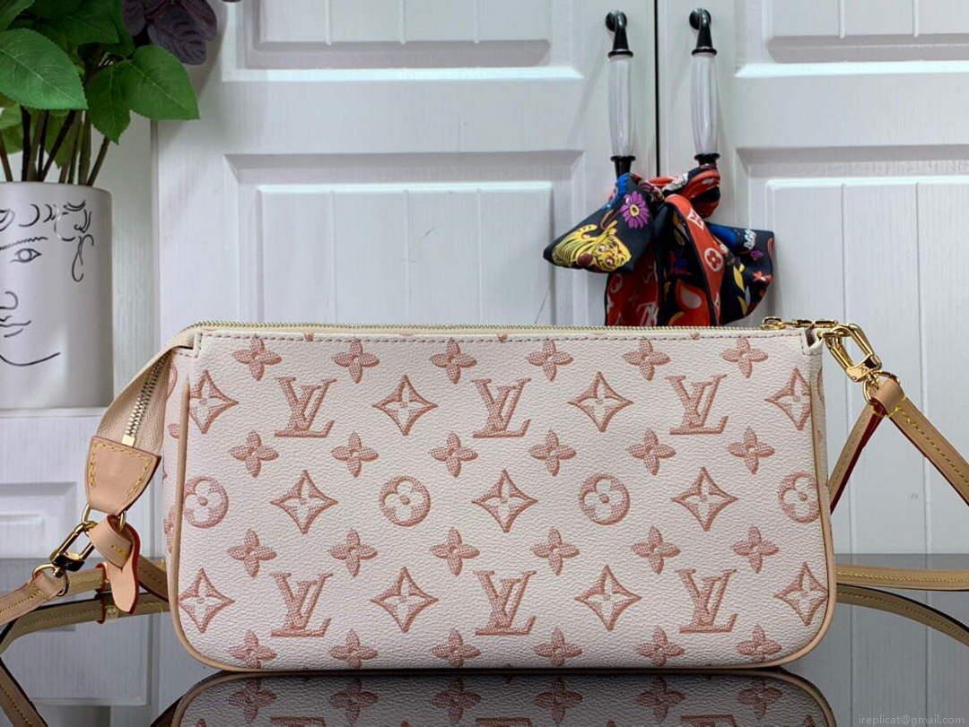 LV M20920 Louis Vuitton Maxi Multi Pochette Accessoires Beige