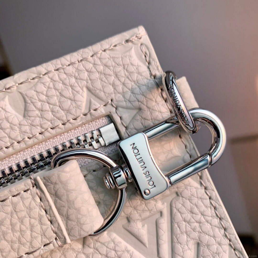 LV M81556 Louis Vuitton Pochette Voyage Other Leathers Light gray