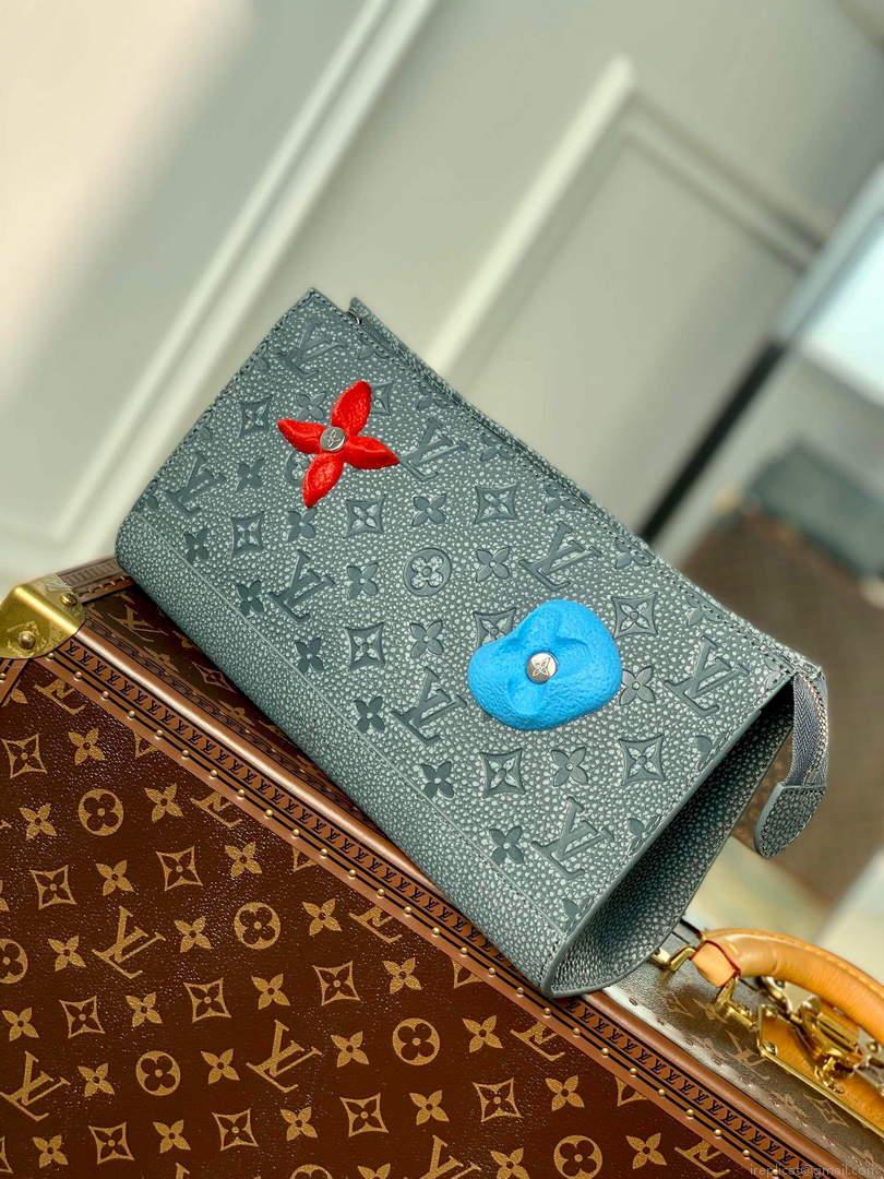 LV M81556 Louis Vuitton Pochette Voyage Other Leathers Granite