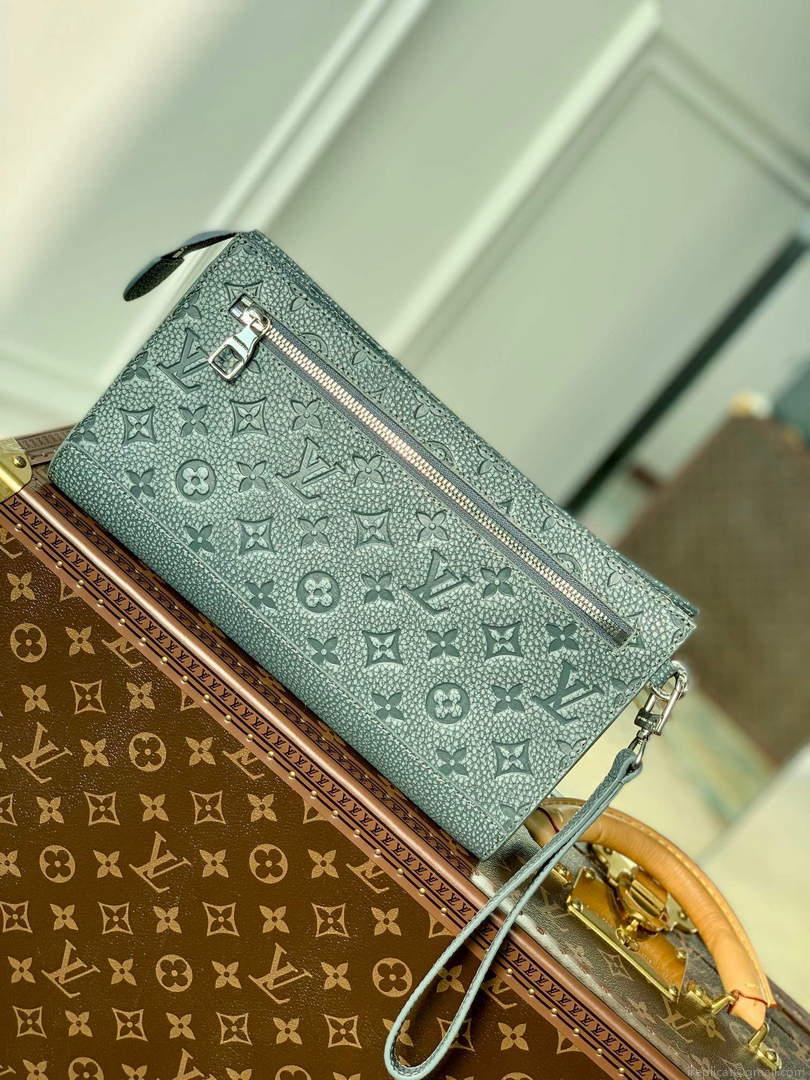 LV M81556 Louis Vuitton Pochette Voyage Other Leathers Granite