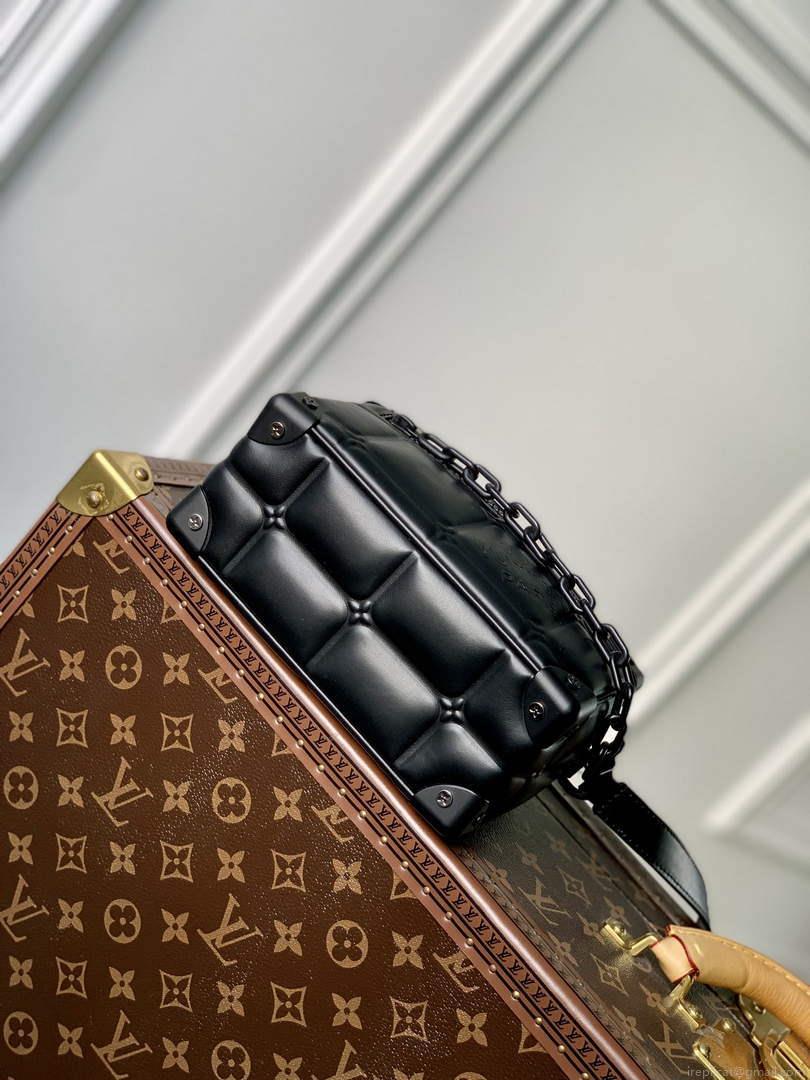 LV M81611 Louis Vuitton Mini Soft Trunk Black