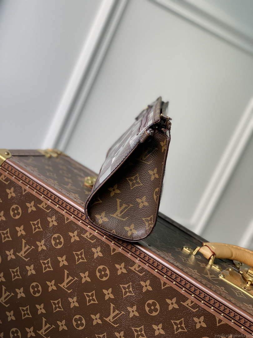 LV M81588 Louis Vuitton Standing Pouch Bag