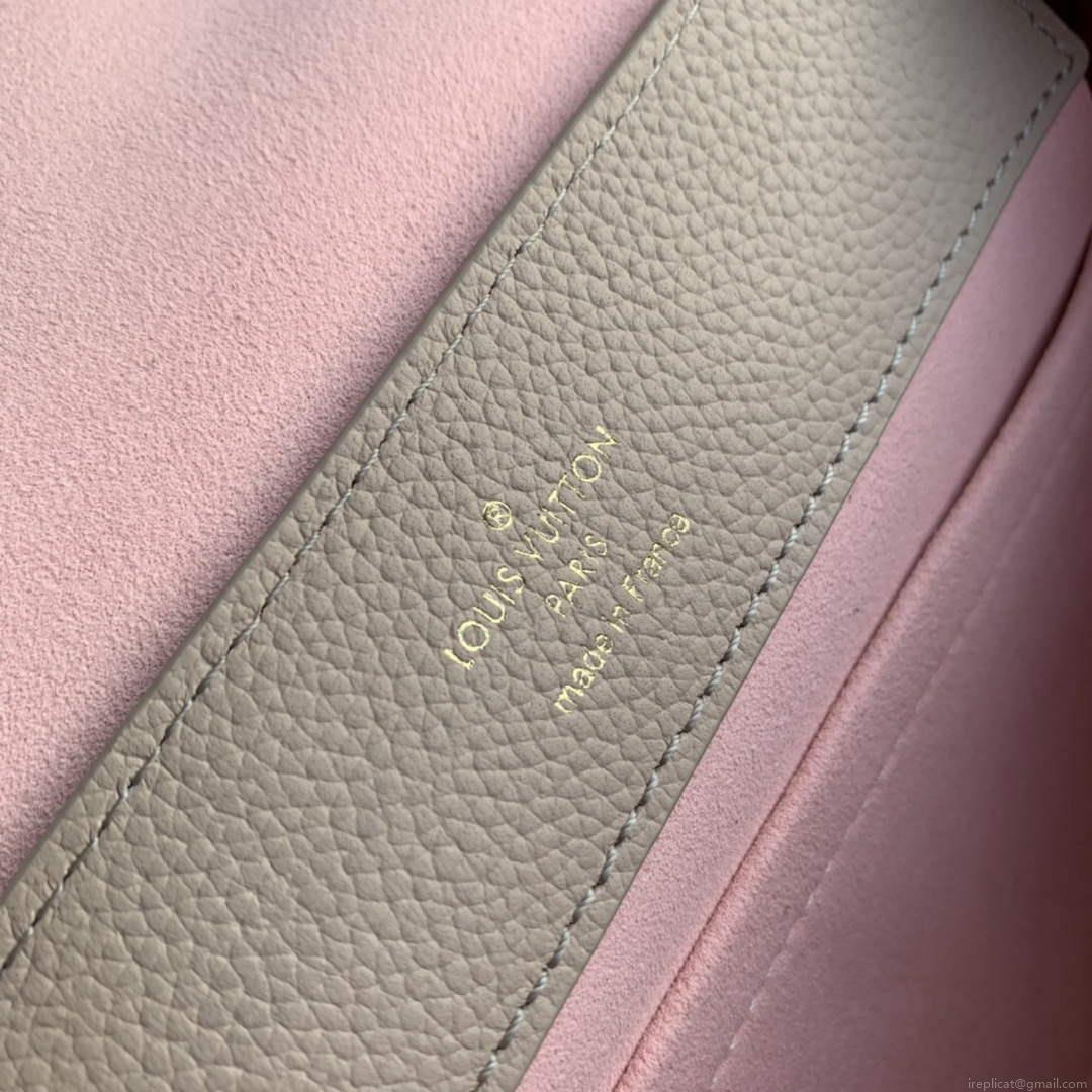 LV M21052 Louis Vuitton Lockme Ever Mini Handbag Greige