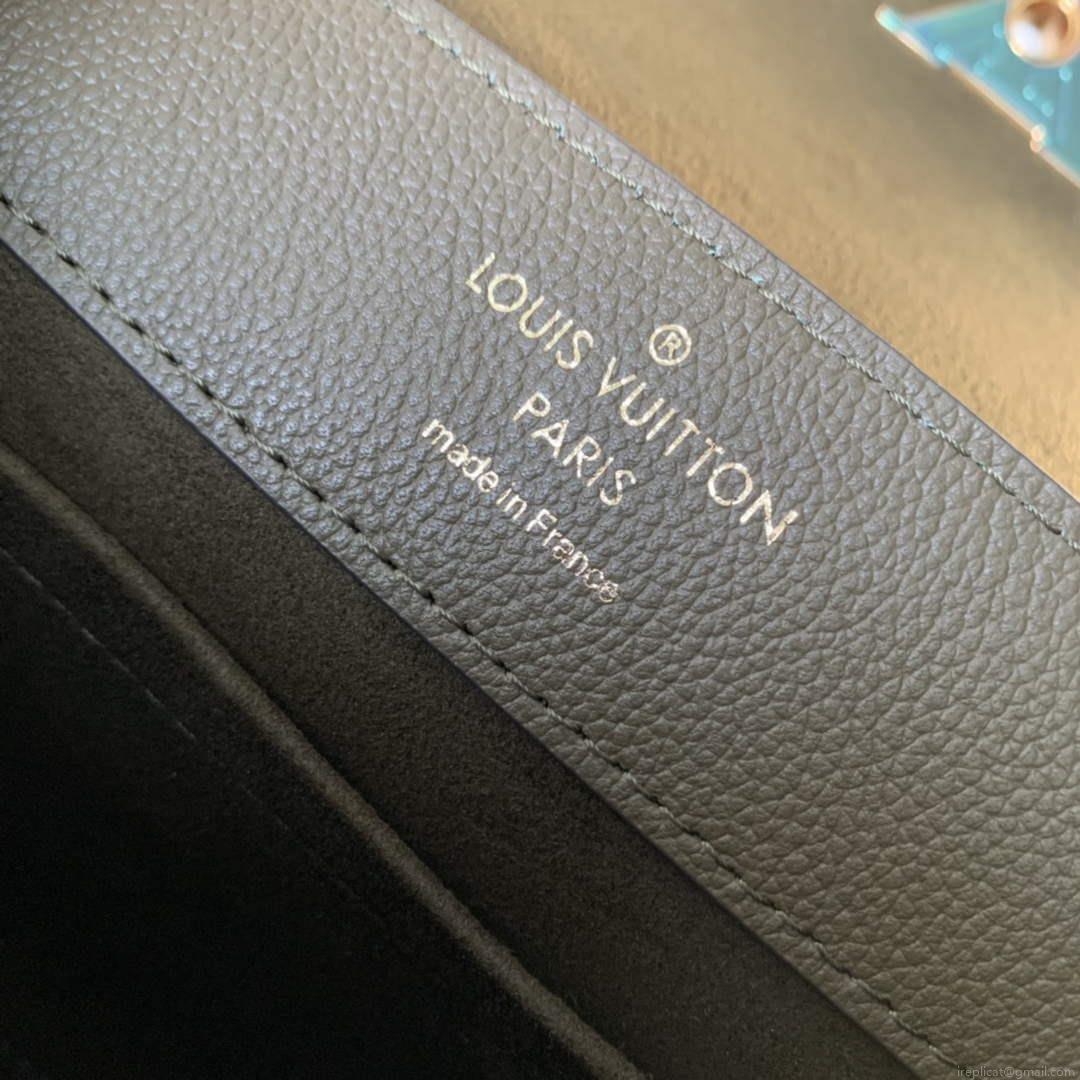 LV M20797 Louis Vuitton Lockme Ever BB Handbag Light Khaki Green