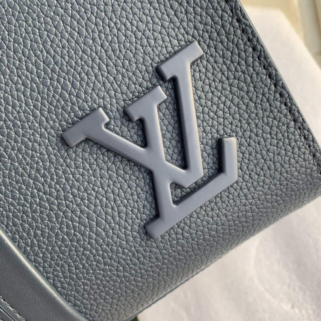 LV M21542 Louis Vuitton Takeoff Tote Bag Navy Blue