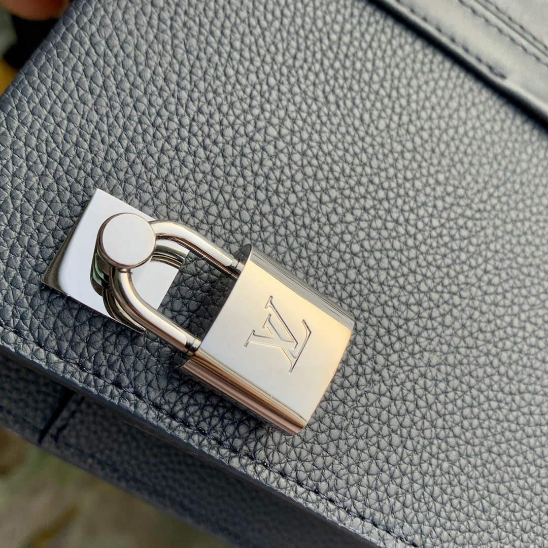 LV M21542 Louis Vuitton Takeoff Tote Bag Navy Blue