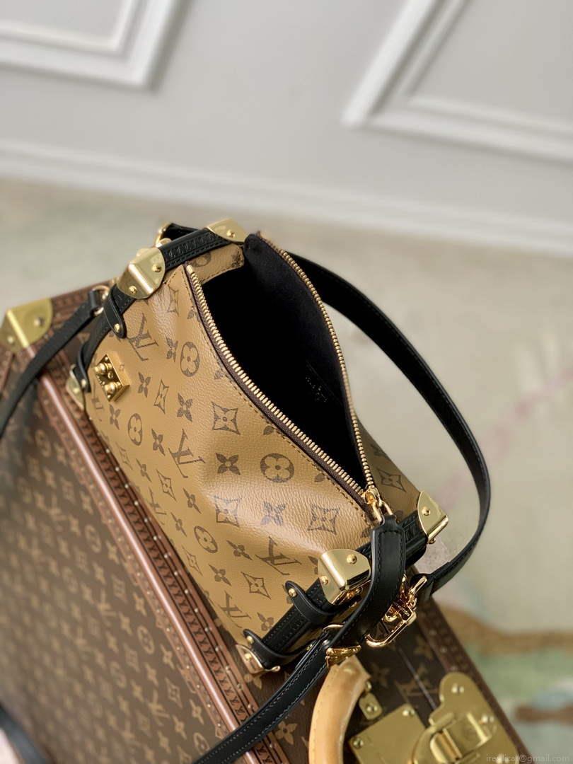 LV M46358 Louis Vuitton Side Trunk PM Handbag Yellow