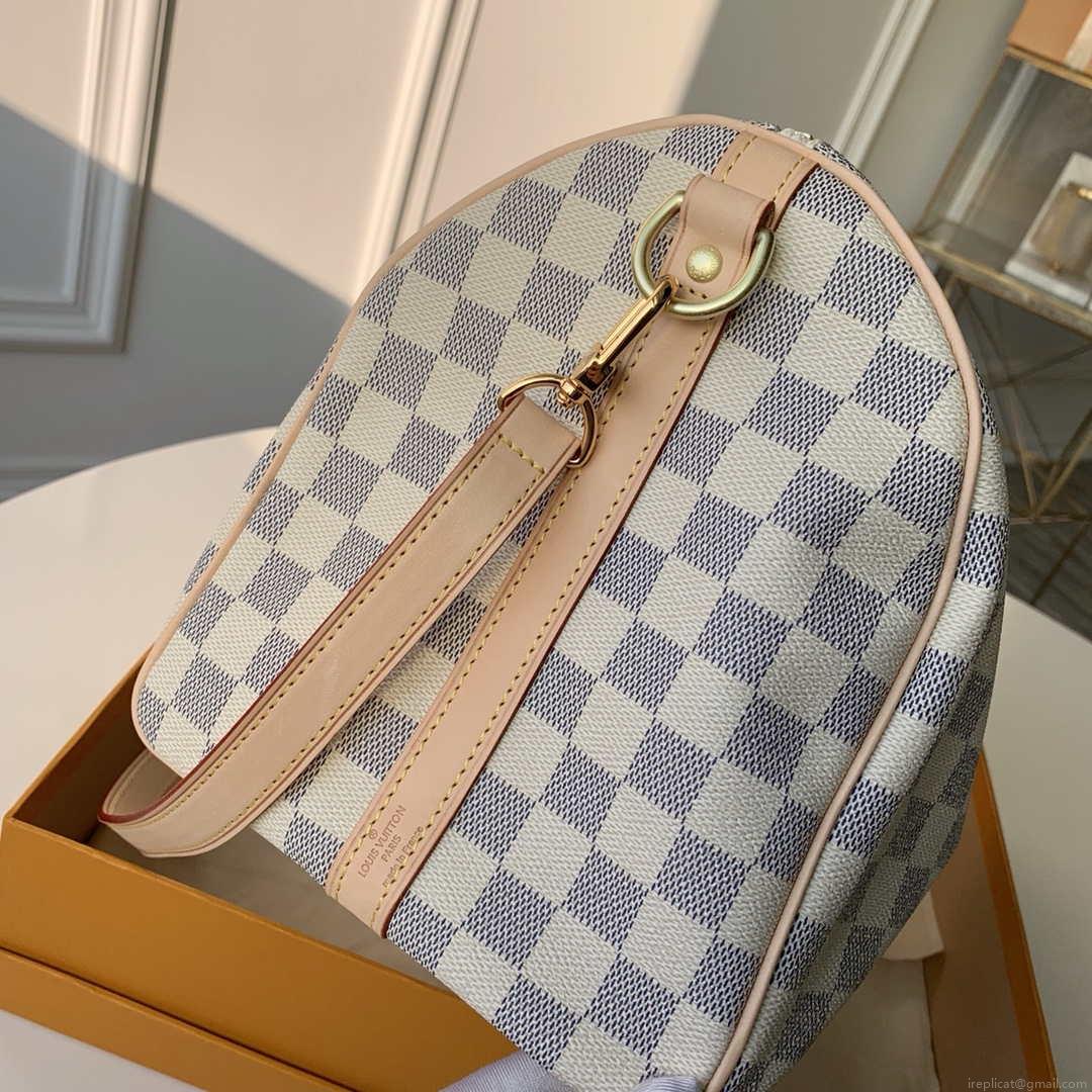 Louis Vuitton N41370 LV Speedy 30 Bag Damier Azur Canvas