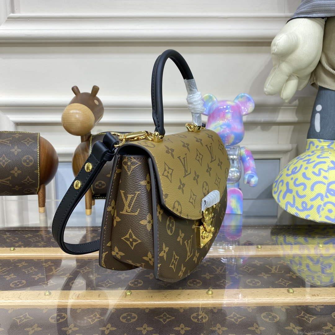 LV M46548 Louis Vuitton Tilsitt Monogram Handbag Yellow