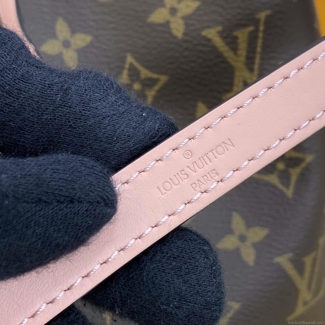 LV M44022 Louis Vuitton MM NÉONOÉ Bag Monogram Pink