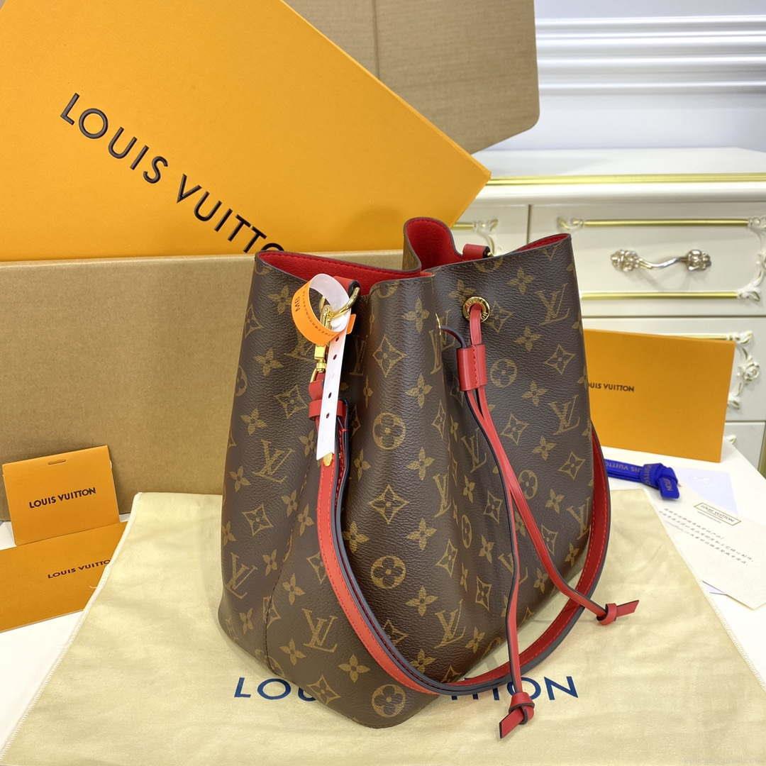 LV M44021 Louis Vuitton NÉONOÉ MM Bag Monogram Red
