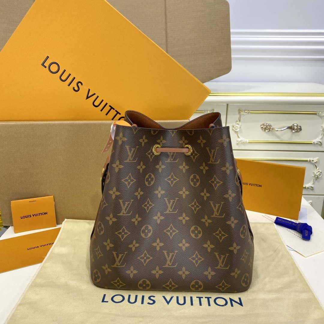 LV M44887 Louis Vuitton MM NÉONOÉ Bag Monogram Caramel Brown
