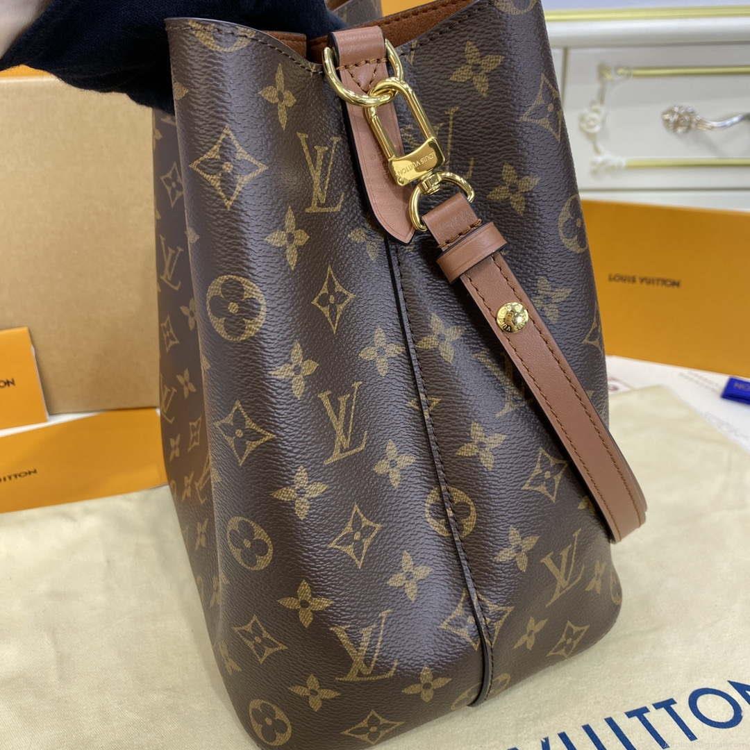 LV M44887 Louis Vuitton MM NÉONOÉ Bag Monogram Caramel Brown