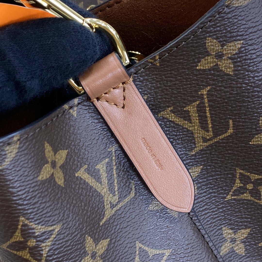 LV M44887 Louis Vuitton MM NÉONOÉ Bag Monogram Caramel Brown