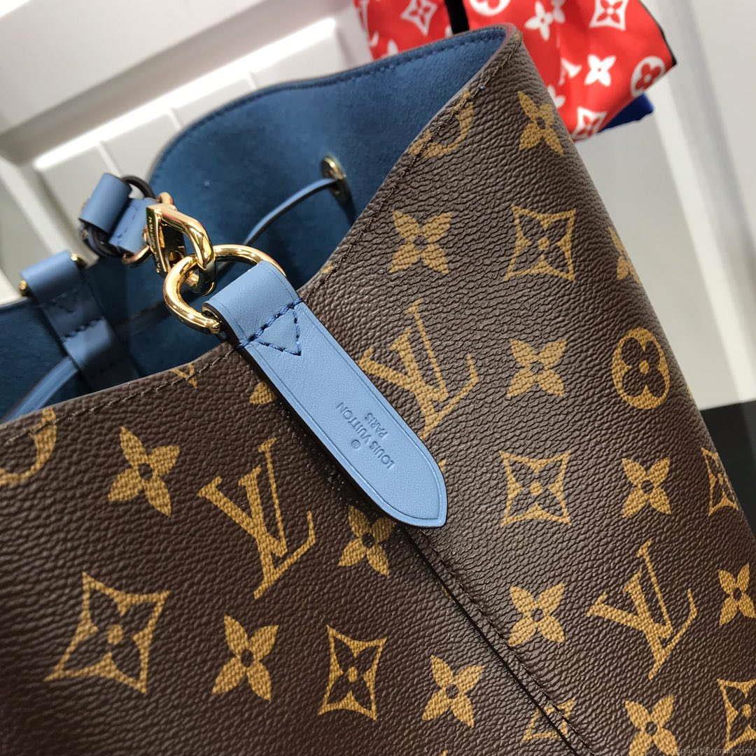 LV M44021 Louis Vuitton NÉONOÉ MM Bag Monogram Blue
