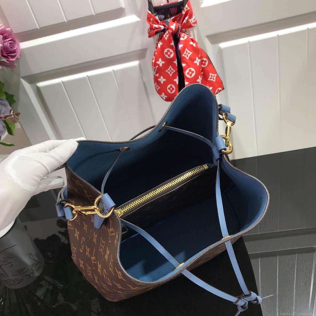 LV M44021 Louis Vuitton NÉONOÉ MM Bag Monogram Blue