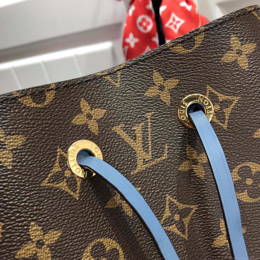 LV M44021 Louis Vuitton NÉONOÉ MM Bag Monogram Blue