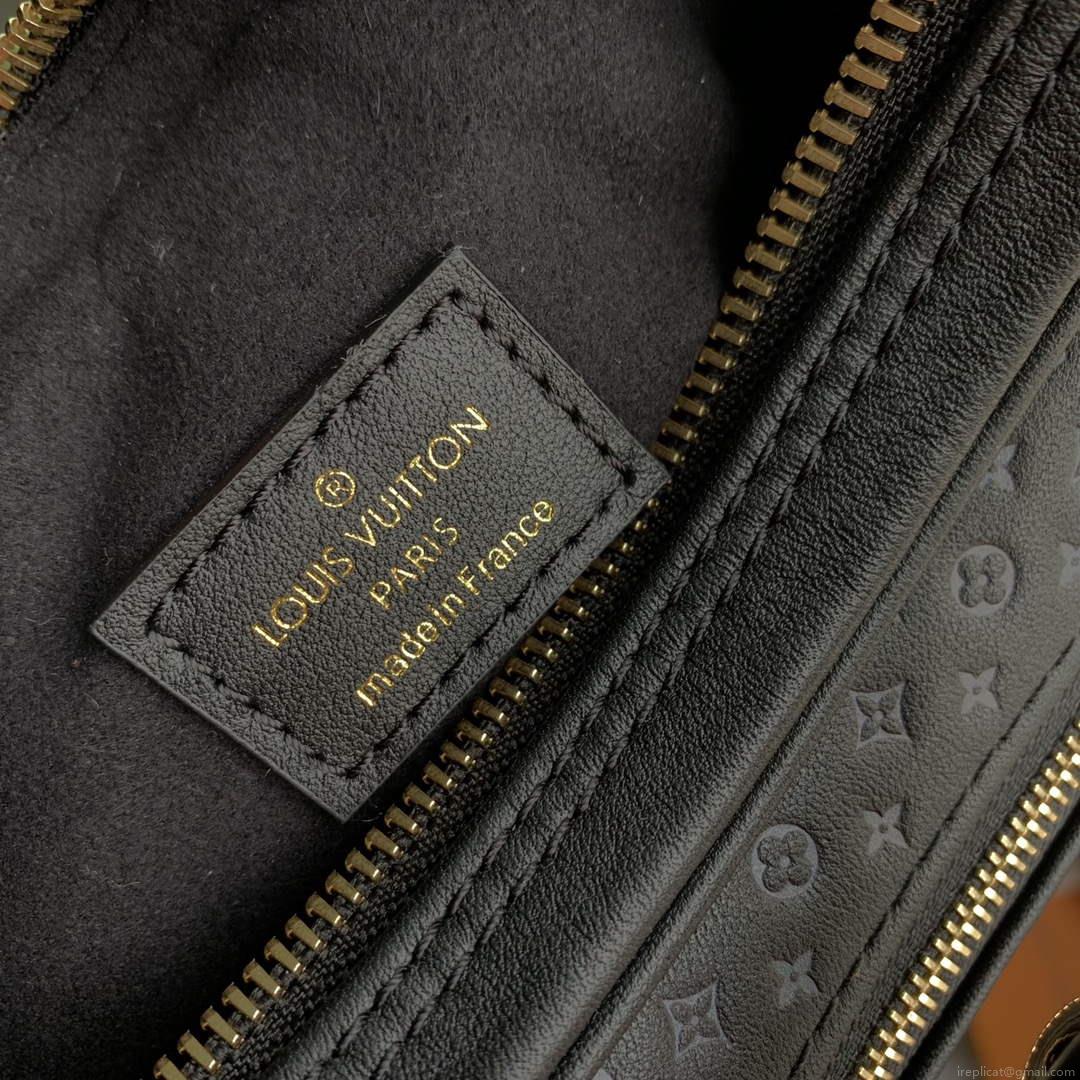 LV M22591 Louis Vuitton Loop Baguette Handbag Black