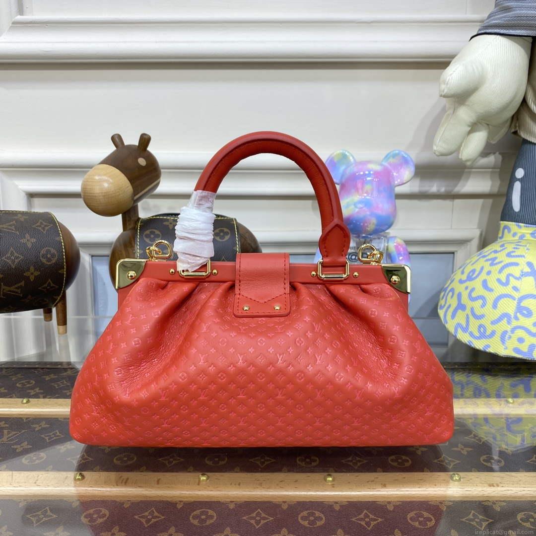 LV M22327 Louis Vuitton Monogram Clutch Red