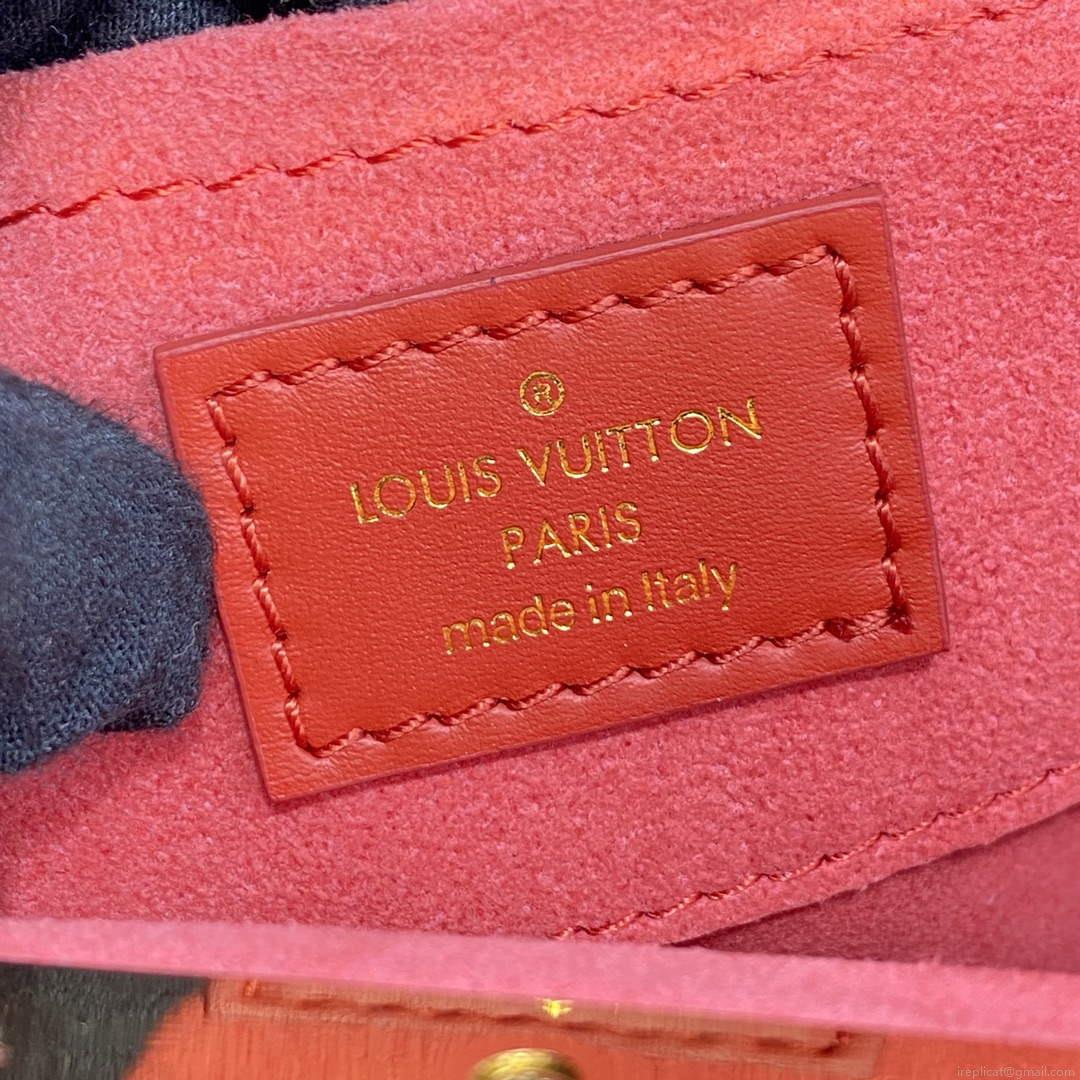 LV M22327 Louis Vuitton Monogram Clutch Red