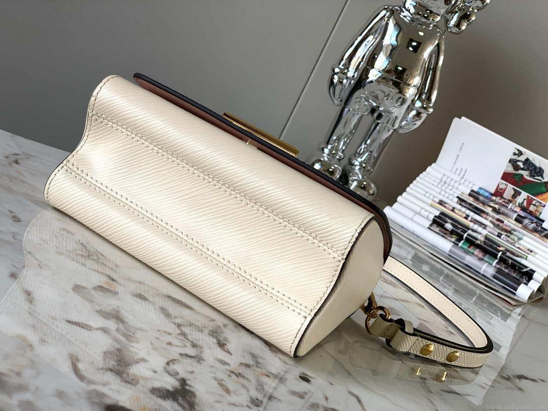 Louis Vuitton LV M59402 Twist MM Bag Epi Beige