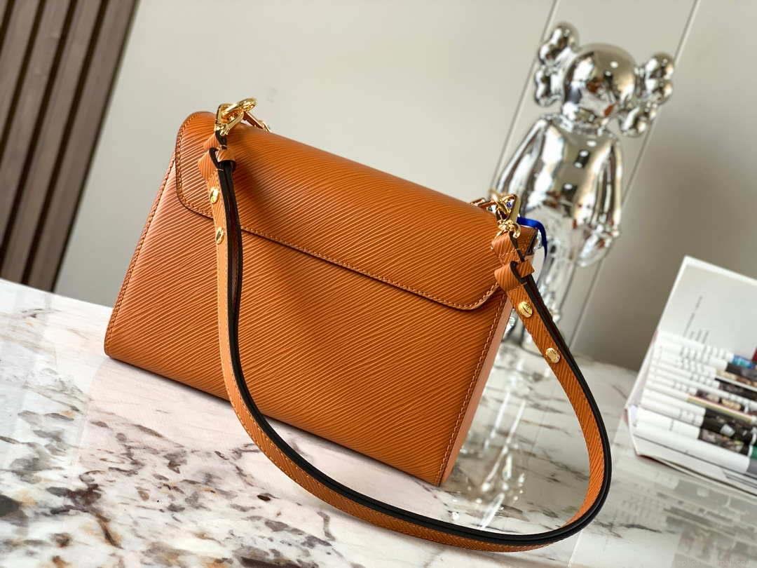 LV M20846 Louis Vuitton Twist MM Bag Epi Brown
