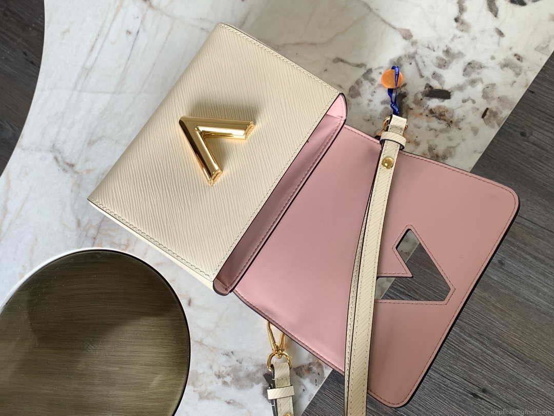 Louis Vuitton LV M20840 Twist PM Bag Epi Beige