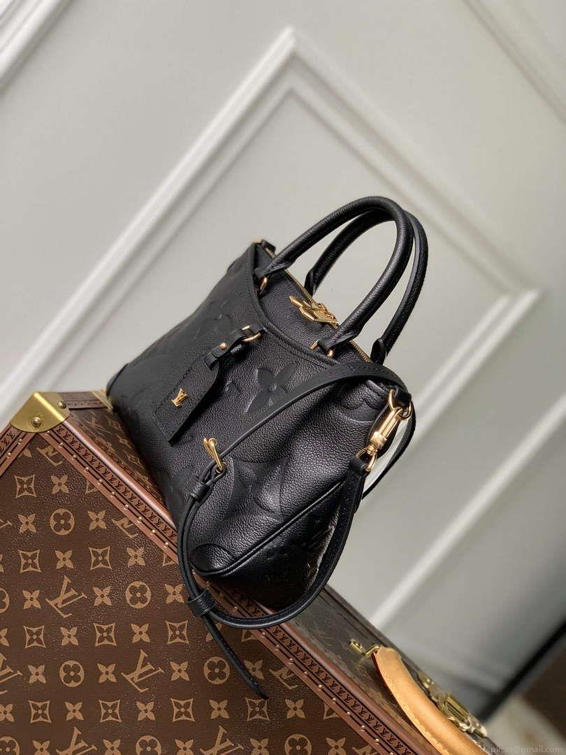 LV M46488 Louis Vuitton Trianon PM Bag Monogram Black