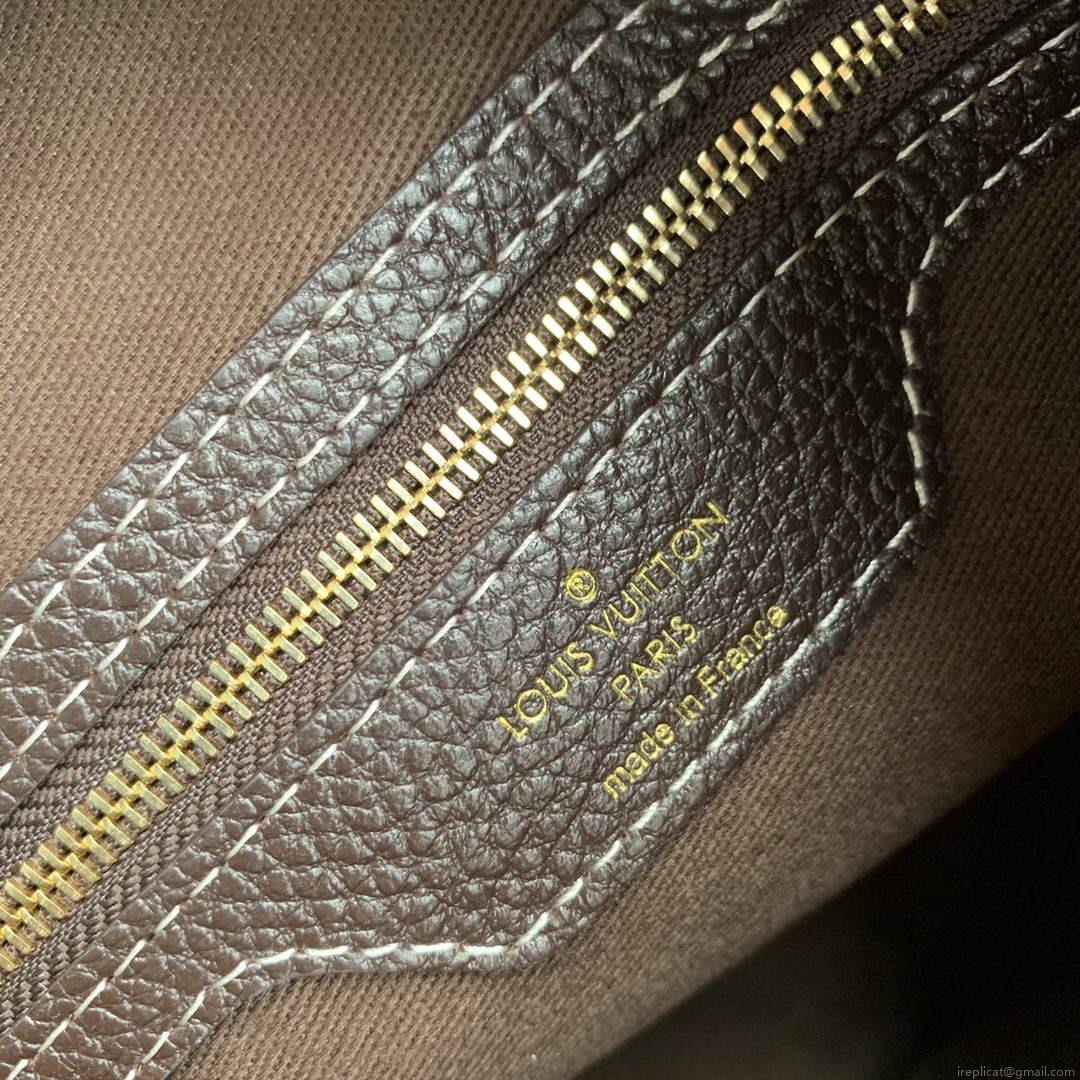 LV M42238 Louis Vuitton Bucket PM Tote Bag Brown