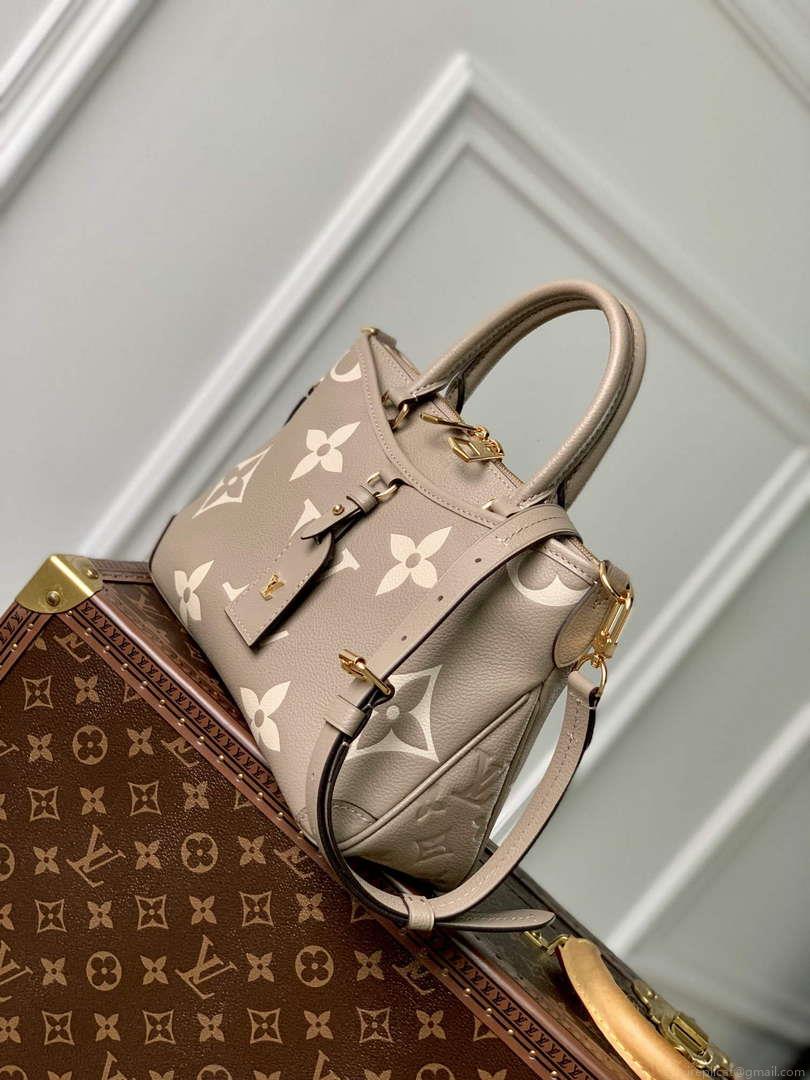 LV M46585 Louis Vuitton Trianon PM Tote Bag Crème Beige
