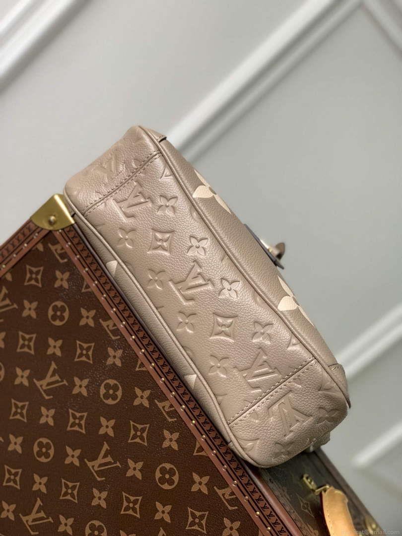 LV M46585 Louis Vuitton Trianon PM Tote Bag Crème Beige