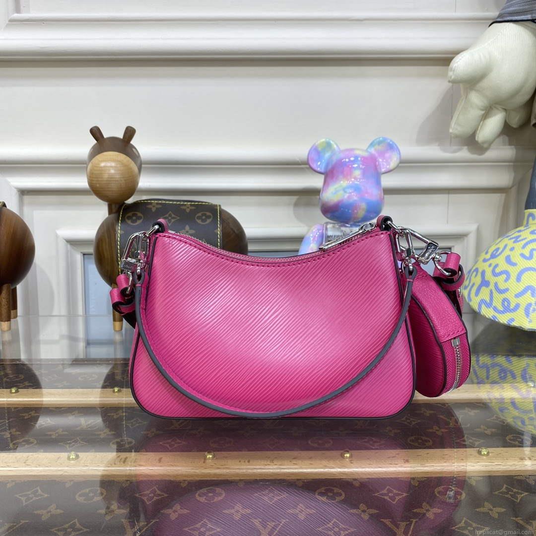 LV M21091 Louis Vuitton Marellini Bag Epi Leather Rose Miami Pink