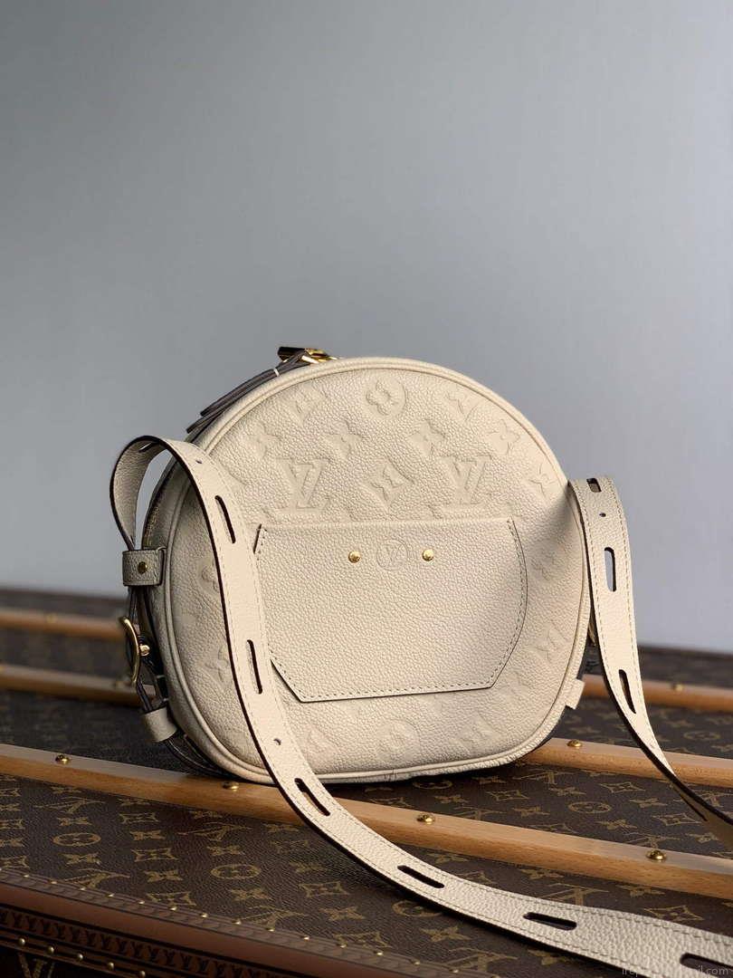LV M45276 Louis Vuitton Boite Chapeau Souple Shoulder Bag Beige