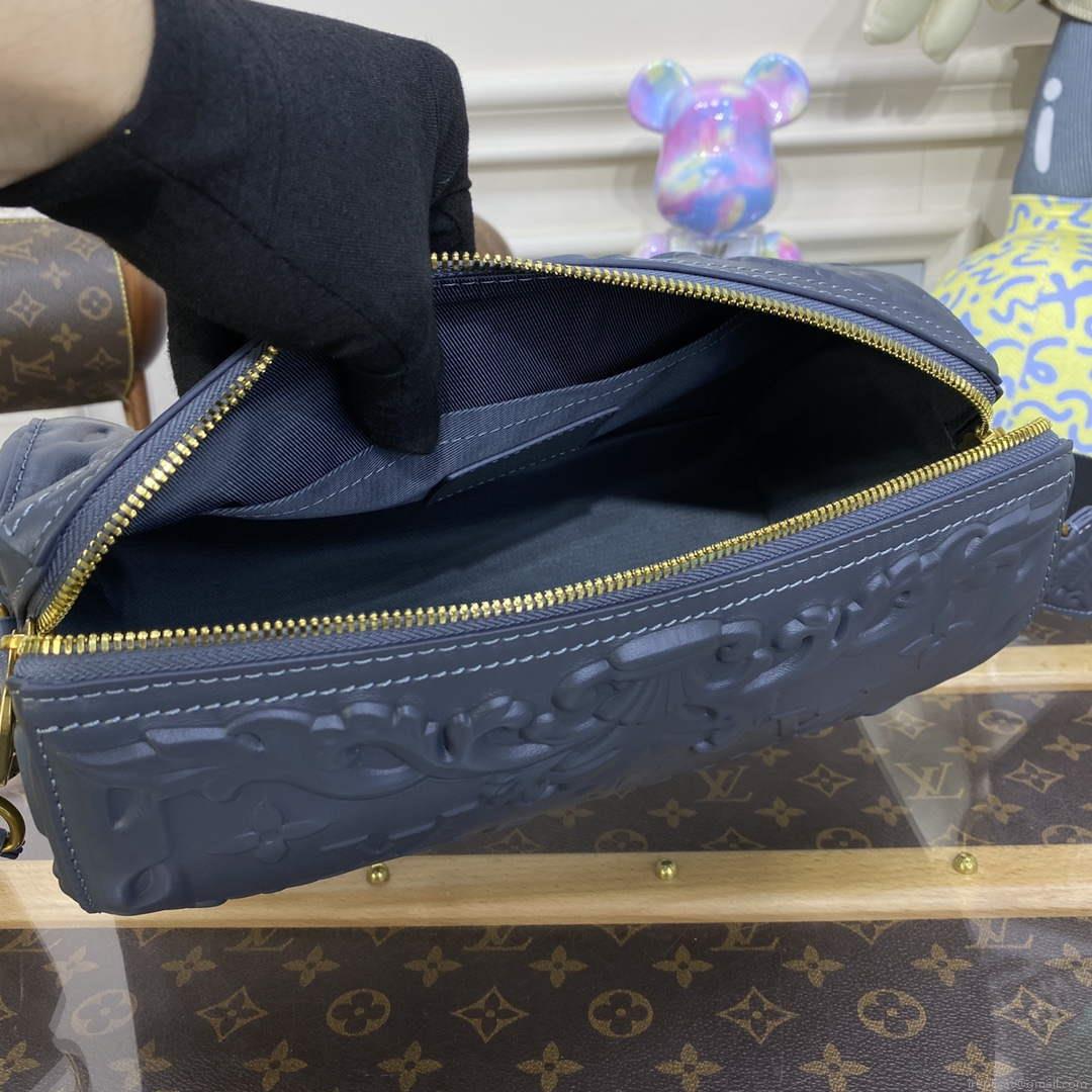 LV M21835 Louis Vuitton City Keepall Bag Dark Shadow Grey