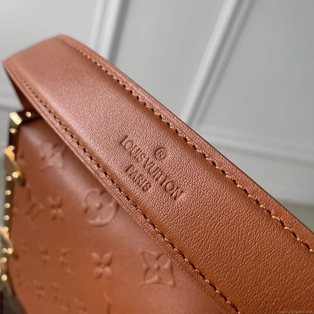 LV M21741 Louis Vuitton Side Trunk PM Bag Tan Brown