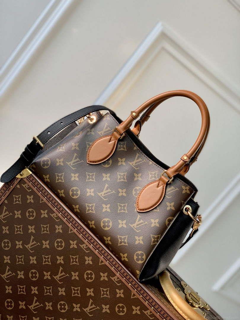 LV M46495 Louis Vuitton Opéra BB Tote Bag Black