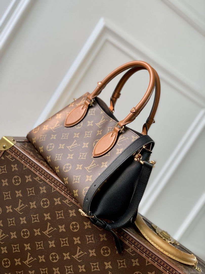 LV M46495 Louis Vuitton Opéra BB Tote Bag Black