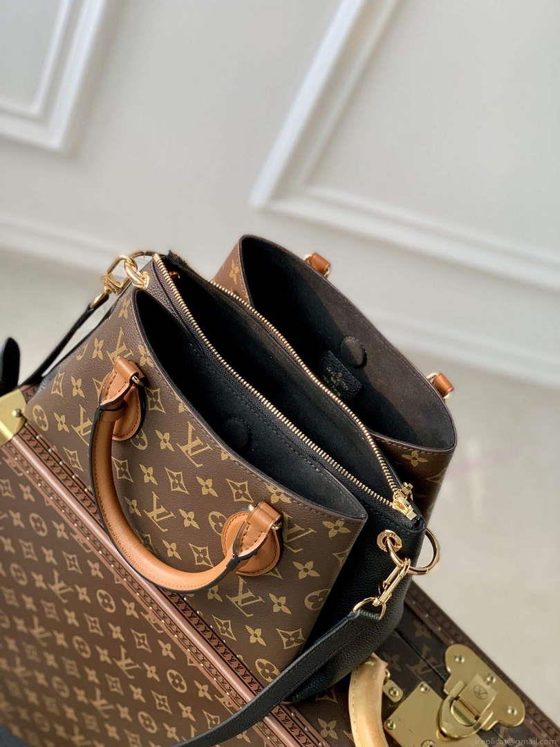 LV M46495 Louis Vuitton Opéra BB Tote Bag Black