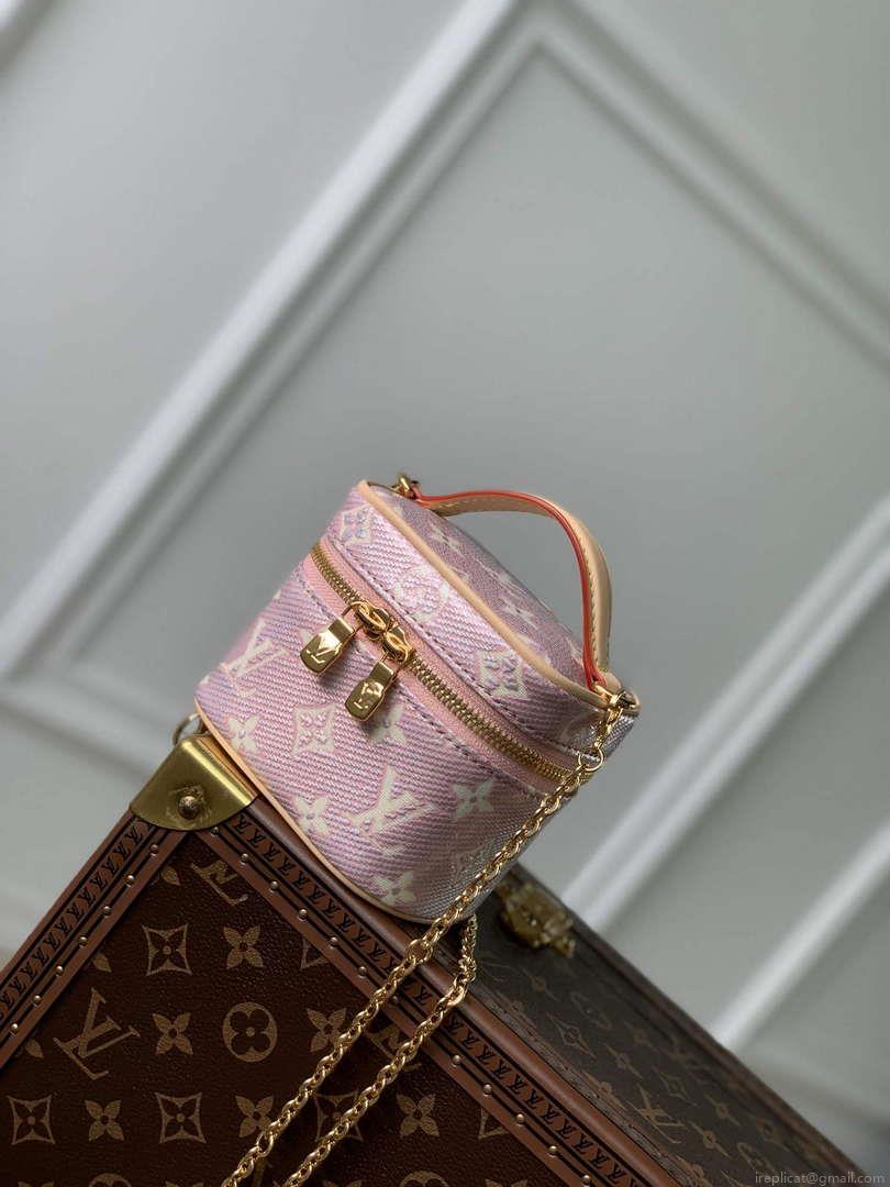 LV M82527 Louis Vuitton Micro Vanity Handbag Pink