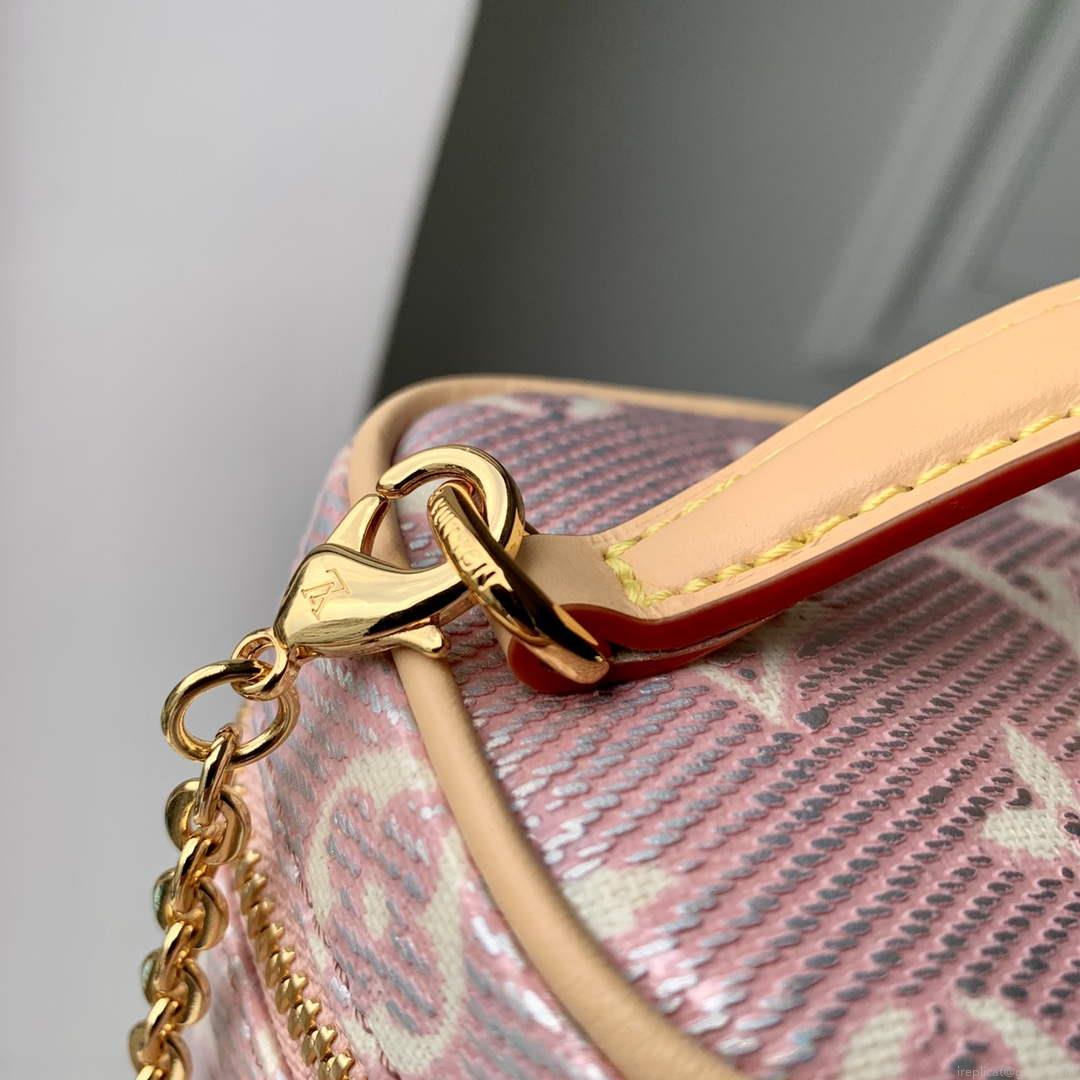 LV M82527 Louis Vuitton Micro Vanity Handbag Pink