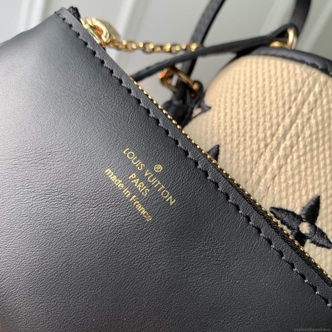 LV M82418 Louis Vuitton Nano Bucket Bag Black