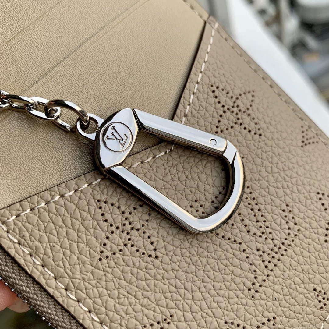LV M81287 Louis Vuitton Card Holder Recto Verso Galet Gray