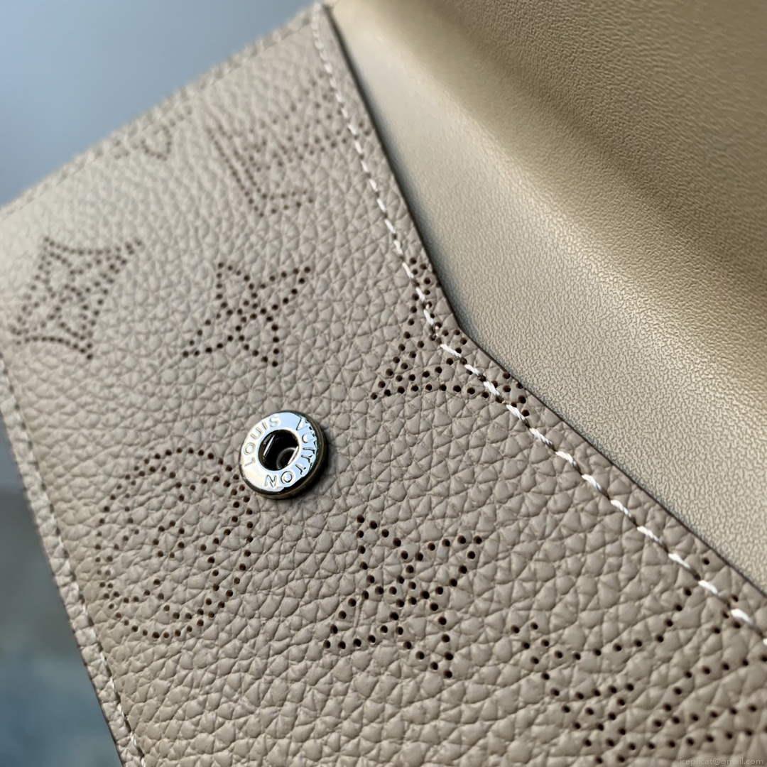 LV M81287 Louis Vuitton Card Holder Recto Verso Galet Gray