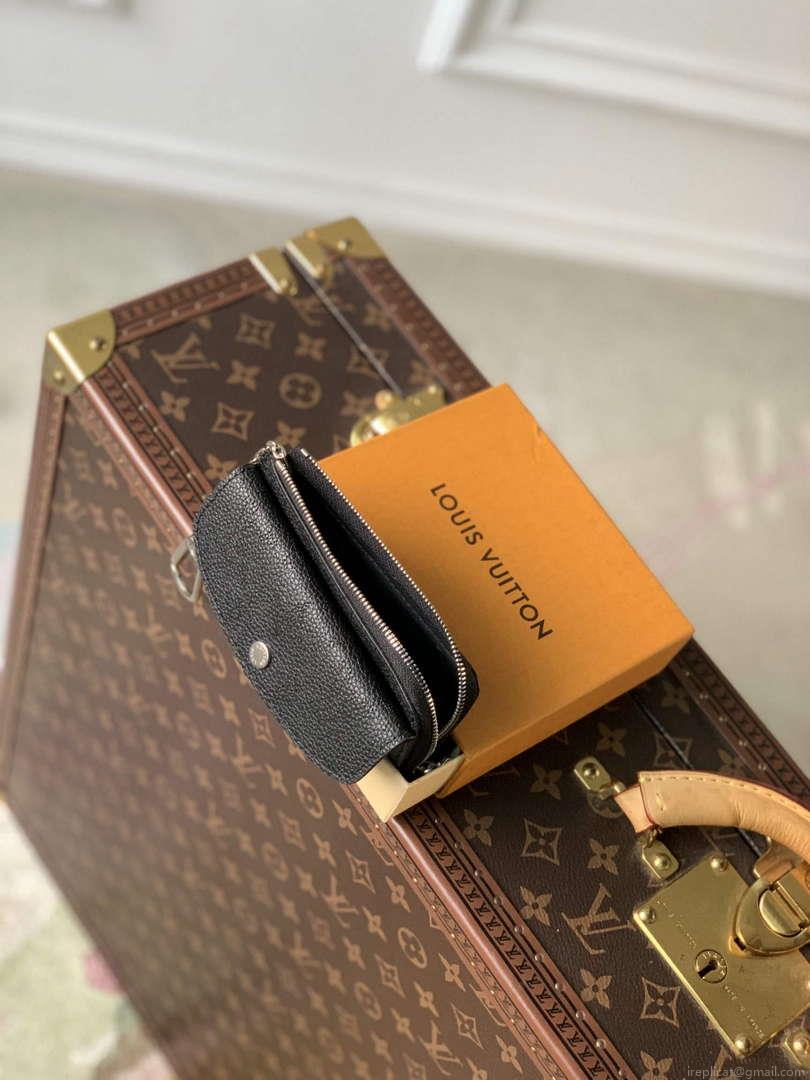 LV M81287 Louis Vuitton Card Holder Recto Verso Black