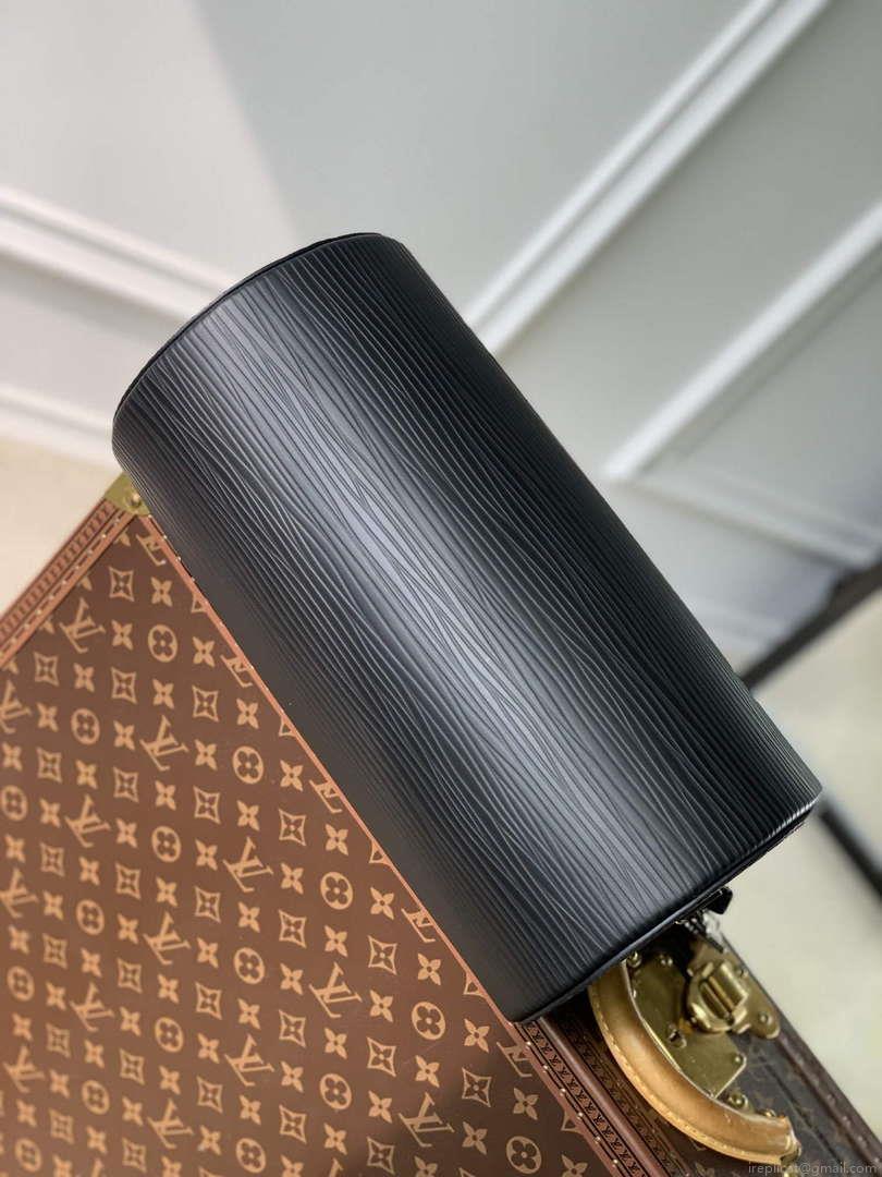 LV M23092 Louis Vuitton Soft Polochon Cross-body Bag Black