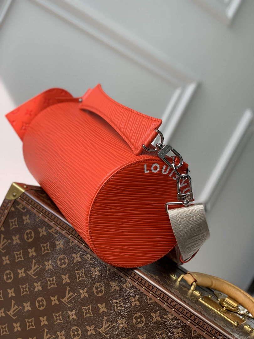 LV M23092 Louis Vuitton Soft Polochon Cross-body Bag Red