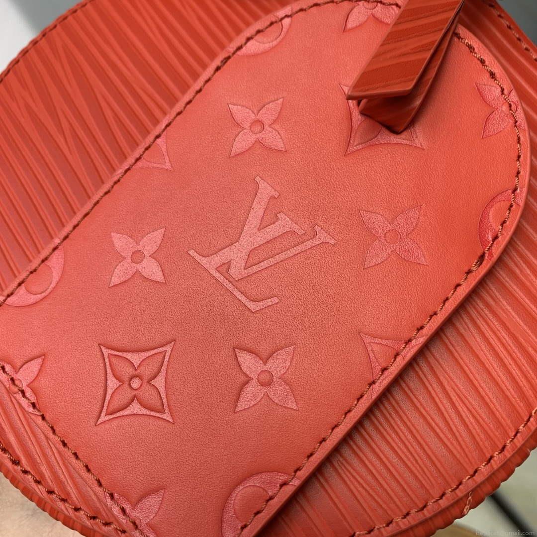 LV M23092 Louis Vuitton Soft Polochon Cross-body Bag Red