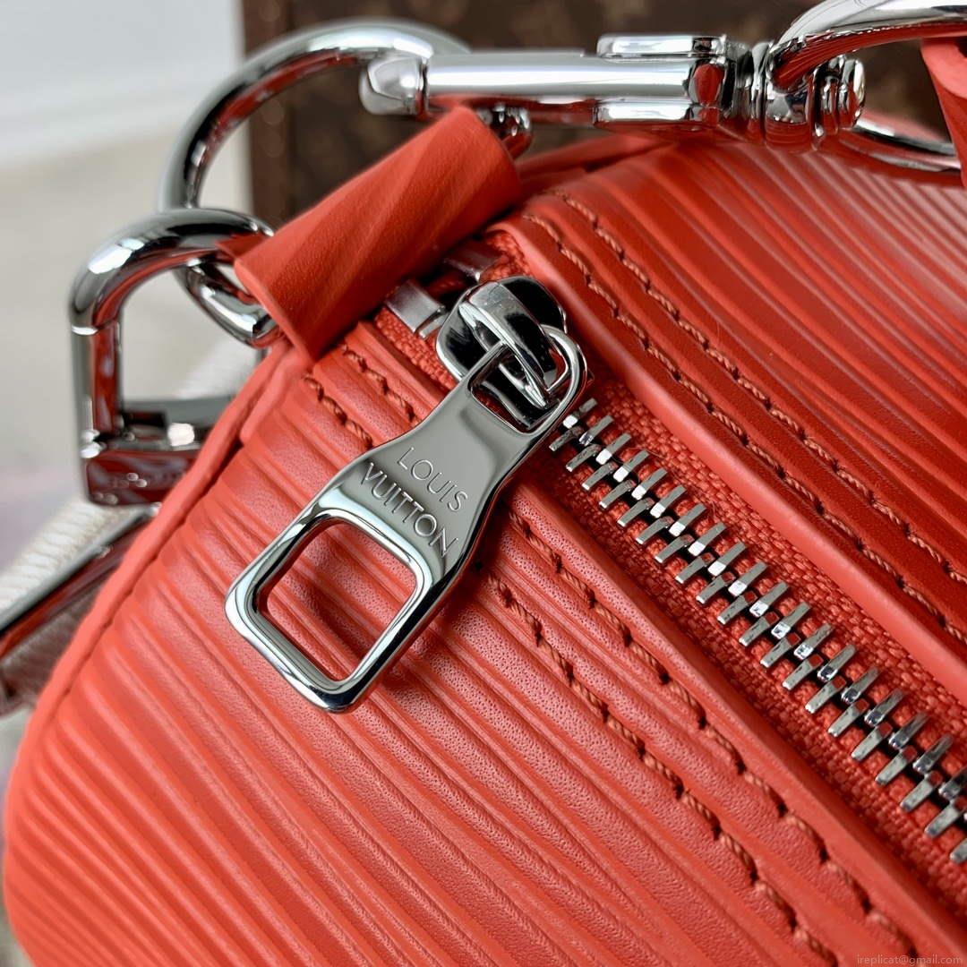 LV M23092 Louis Vuitton Soft Polochon Cross-body Bag Red
