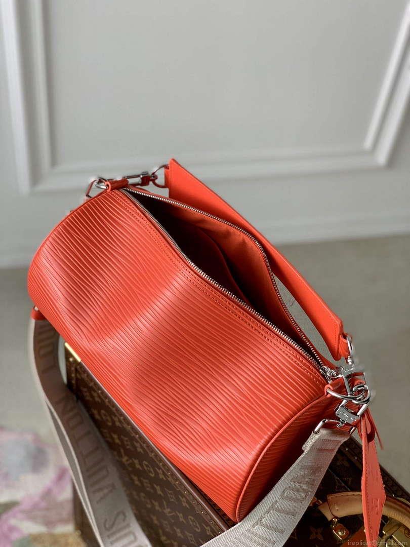LV M23092 Louis Vuitton Soft Polochon Cross-body Bag Red